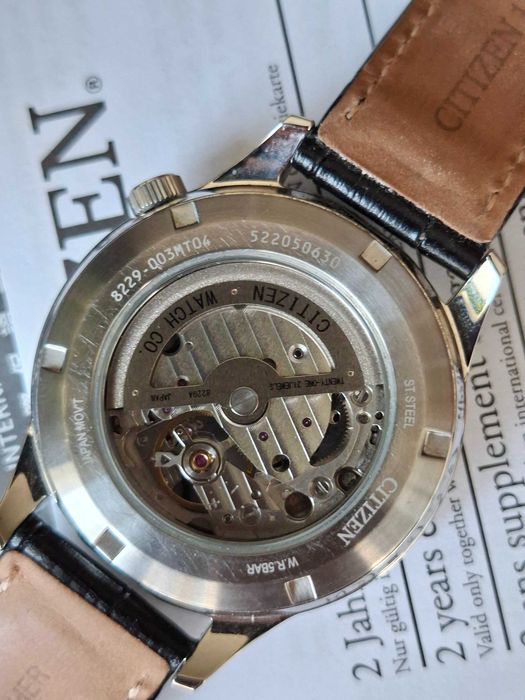 Zegarek męski Citizen Mechanical Classic Open Heart