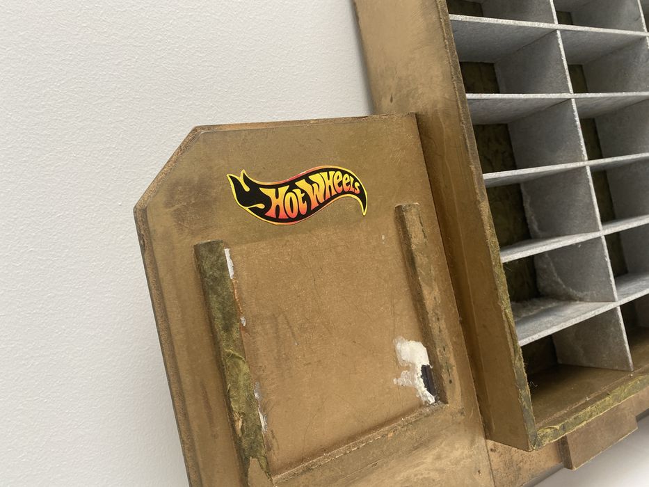 Display garagem estacionamento carros Hot Wheels 1:64 vintage