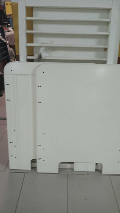 Cama de Bebé 120x60 Madeira Lacada a Branco em  Muito Bom Estado da Pré Natal
