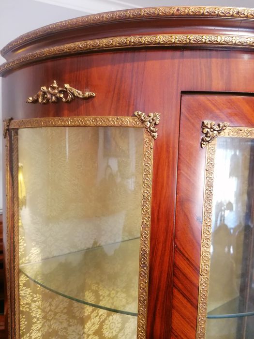 Vitrine Cristaleira Louceiro Livreiro Móvel expositor Oratório Luís XV