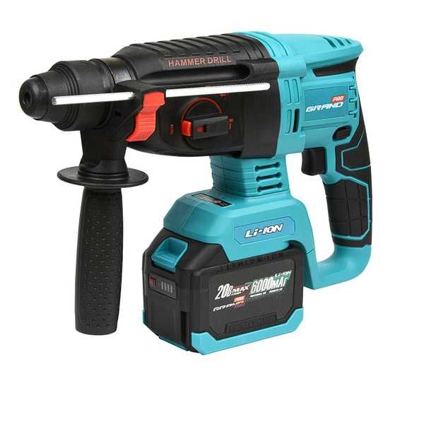 Акумуляторний перфоратор Grand ПА-20/26-1 BL (1 АКБ + ЗП) в кейсі
