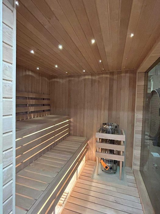 Sauna Ogrodowa 300 cm Spa Balia Jacuzzi Spa Basen Led