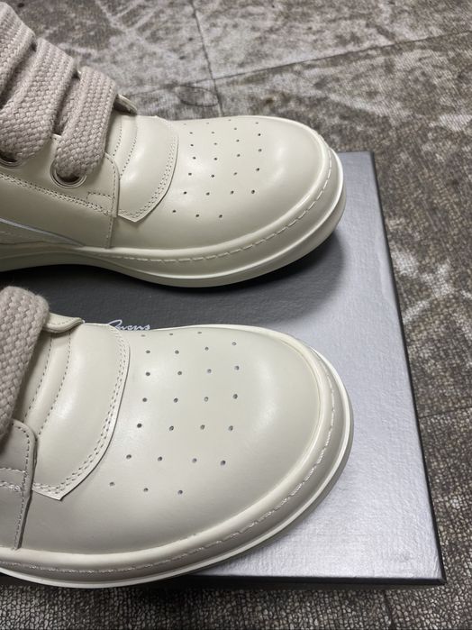 Нові Rick Owens Geobasket Jumbo Leather Sneakers/38-44/Преміум якість!