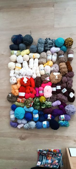 Wełna włóczka moher