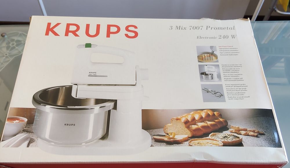 Batedeira Krups 3 Mix 7007 Prometal Electronic