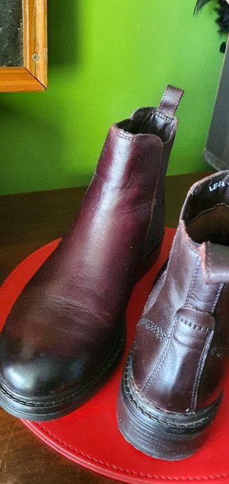 Sztyblety skórzane 36 damskie