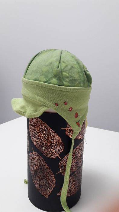 Czapeczka wiosenna wiosna bawełniana czapka wiązana 38