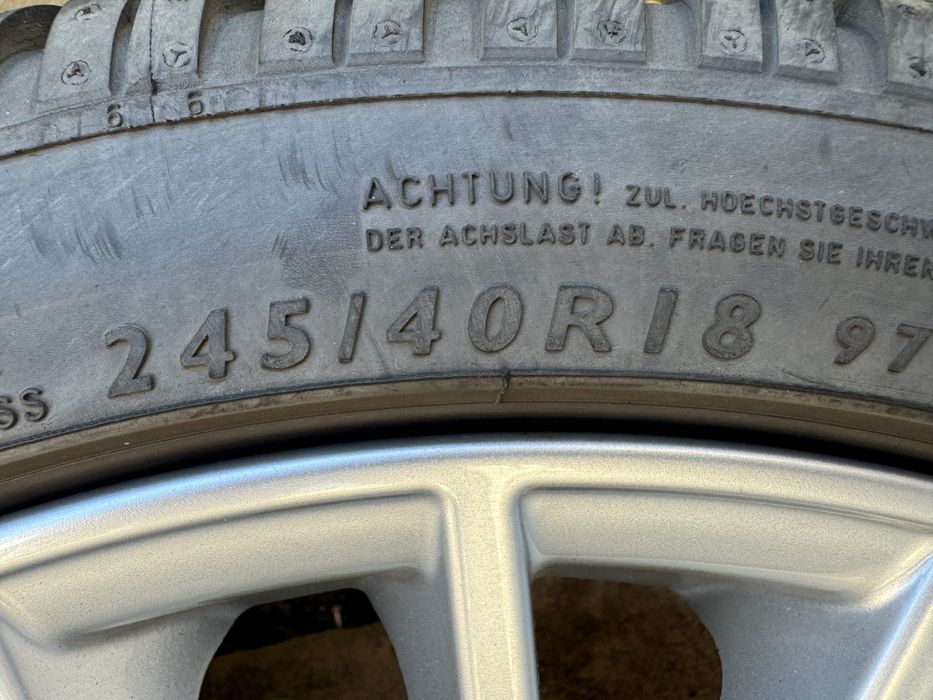 Jantes 18 originais Audi com Pneus