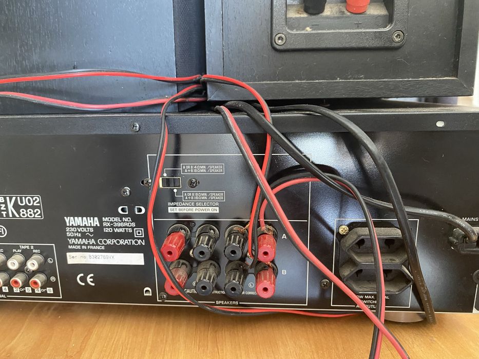 Sistema Hi Fi Yamaha RX-396RDS + Colunas Dali Axs 1000