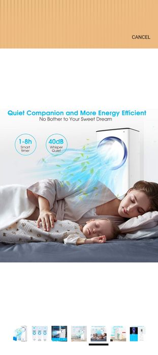 Ventilador Climatizador de Ar Evaporativo Fychuo 4-em-1