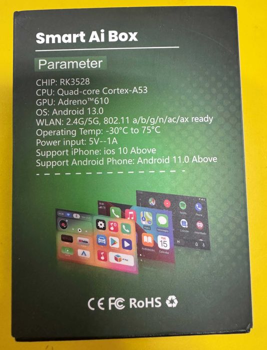 Box para Auto - New Smart Ai Box Android 13 - 4 in 1
