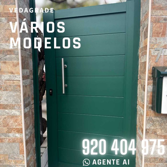 Portões de aluminio