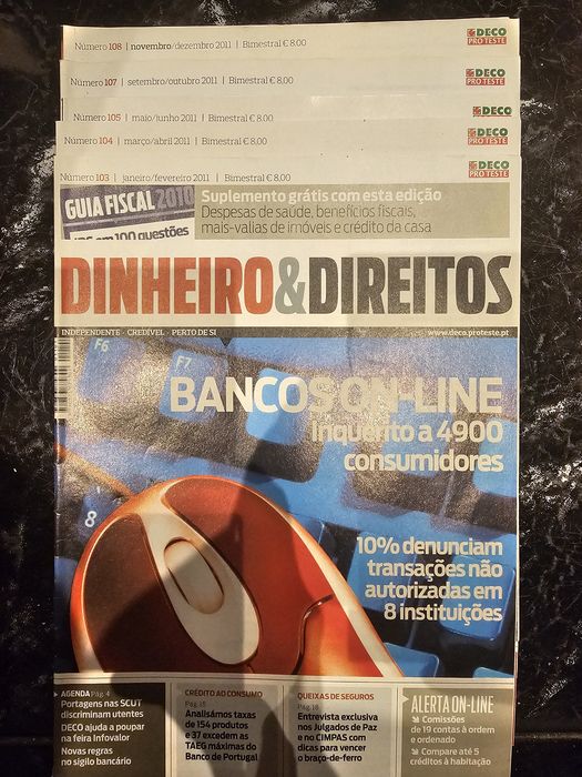 Revistas dinheiro e direitos 2006 a 2014 - DECO