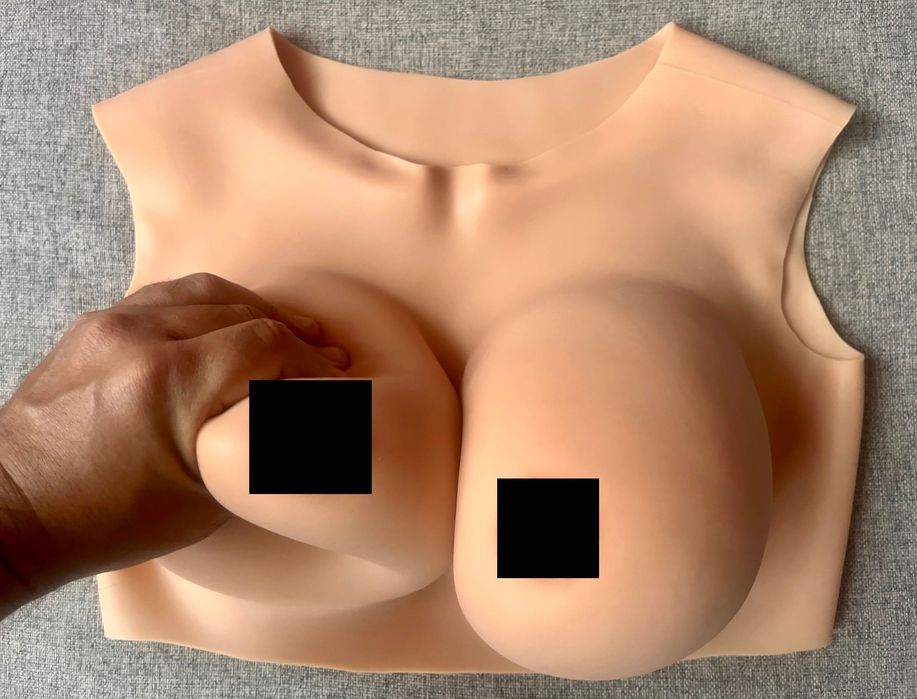 PROMO 999 pln OD RĘKI Wielka PROTEZA Biust S bluzka piersi silikon