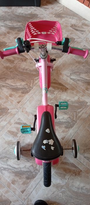 Bicicleta menina com rodinhas