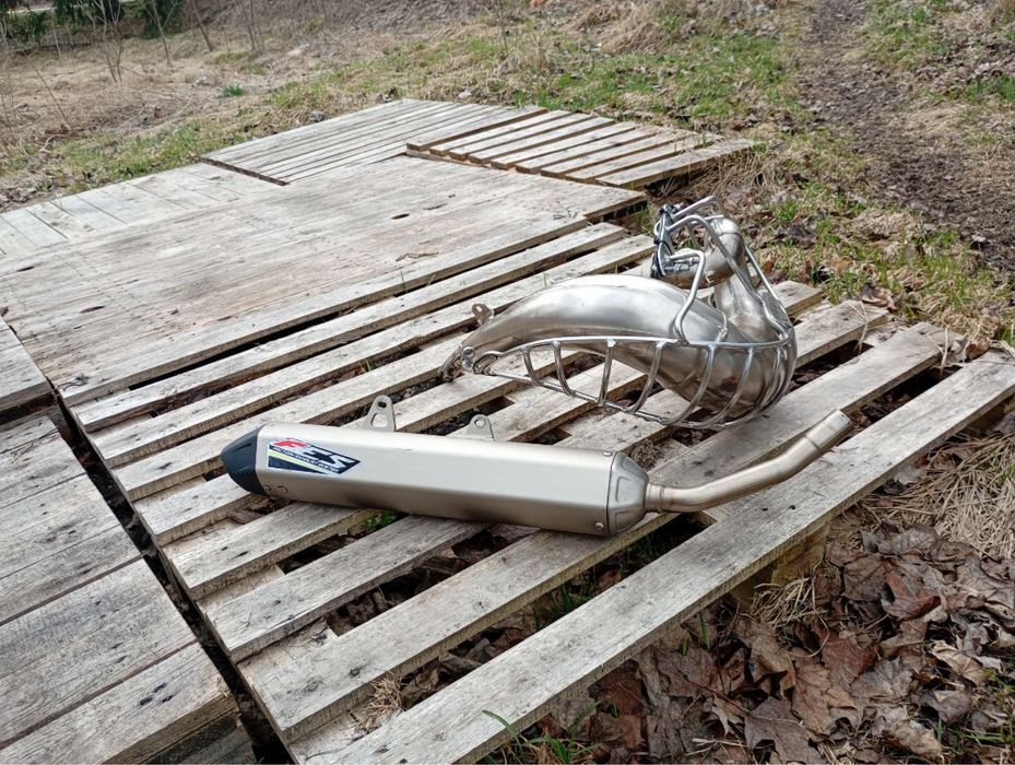 Tlumik koncowy dyfuzor i oslona dyfuzora sherco se 300