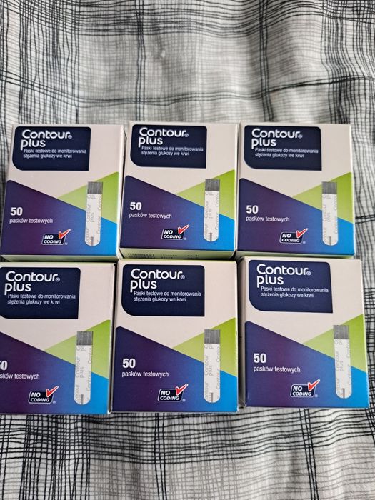 Paski do glukometru contour plus