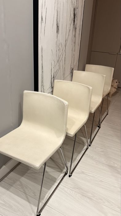 Krzesło do jadalni ikea skóra naturalna