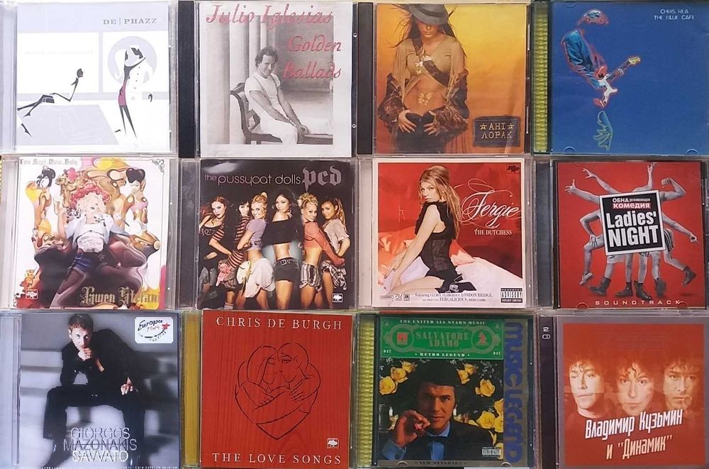 100 музыкальных дисков сд cd по дешевой цене