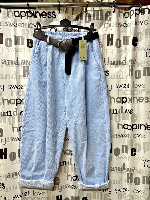 Брюки вельветовые БАГГИ, Х/Б, Италия, 38-52 р.