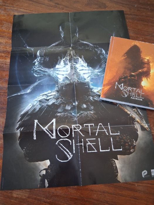 Mortal Shell ps4, artbook e poster