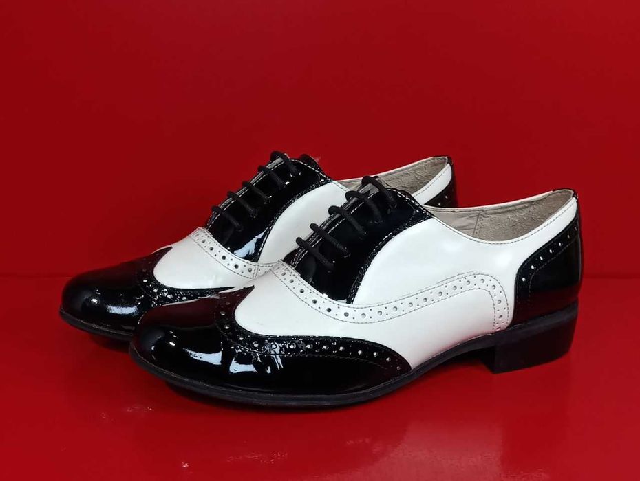 Кожаные женские туфли броги Clarks Оригинал