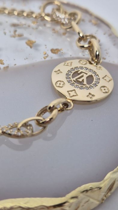 Złota bransoletka Louis Vuitton 19,50cm