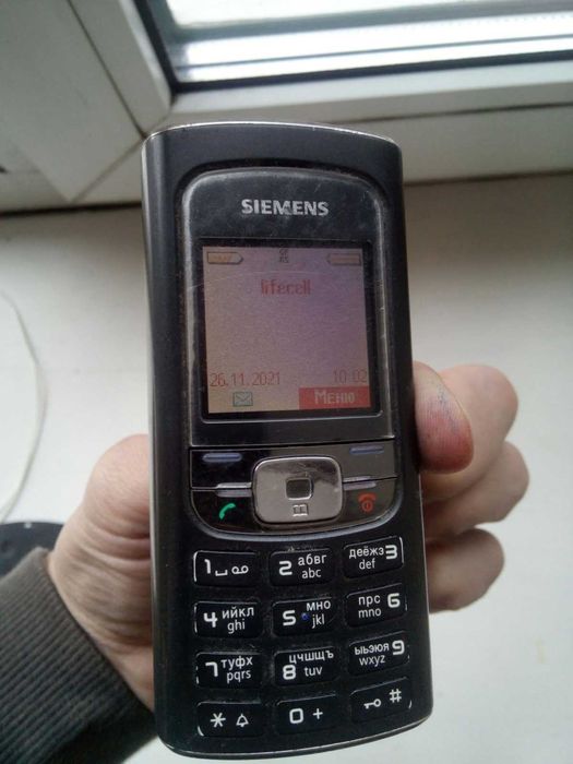 Телефон мобильный Сименс Siemens Benq A31 цветной