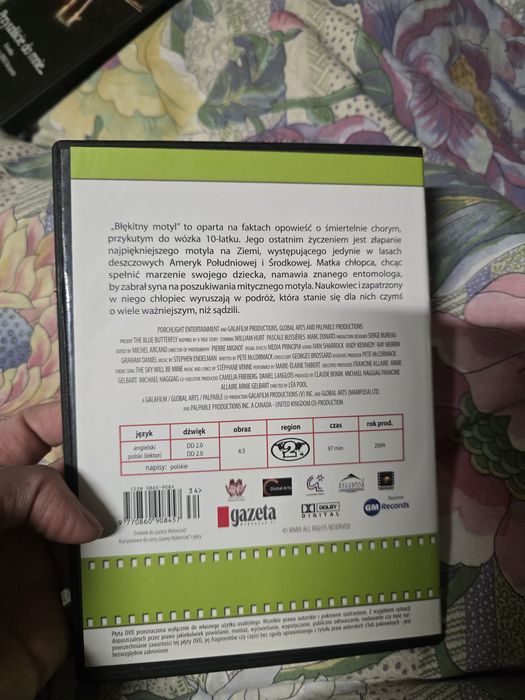 Film dvd Blekitny motyl
