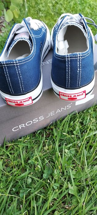Trampki granatowe damskie Cross Jeans.Nowe.