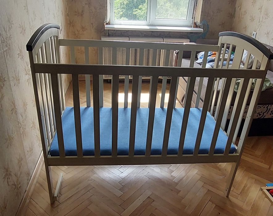 Дитяче ліжечко Veres + ортопедичний матрац