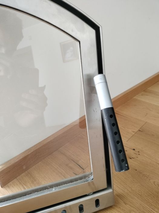 Drzwiczki nierdzewne do kominka/pieca chlebowego/kuchni