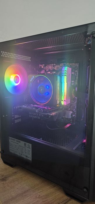 PC Gaming Ryzen 5 5500 + RTX 3050 6gb + 16gb RAM RGB