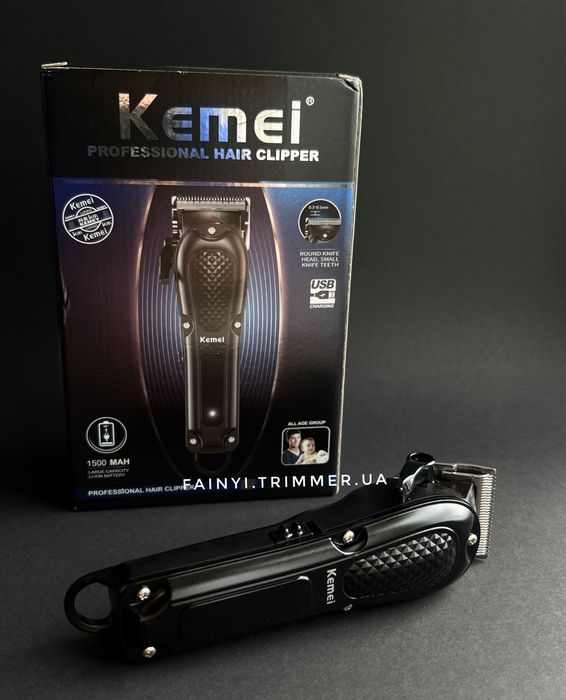 ‼️РОЗПРОДАЖ‼️Машинка Kemei для стрижки голови та бороди тример триммер