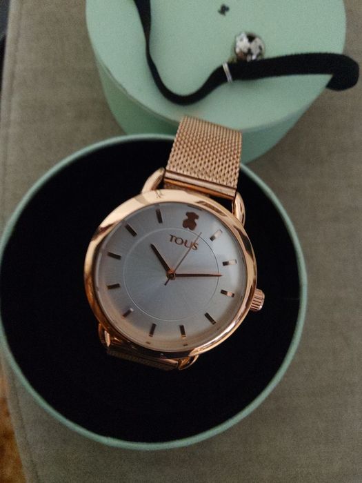 Relógio de sra Rose gold Tous com ecrã madrepérola pulseira ajustável