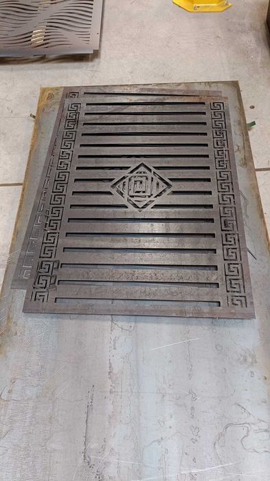 Ogrodzenie panel stalowy nowoczesny artystyczny ażurowy wycinany laser