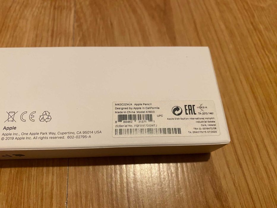 Apple Pencil 1 Generacja A1603 MK0C2ZM/A Rysik Ołówek Odbiór Warszawa