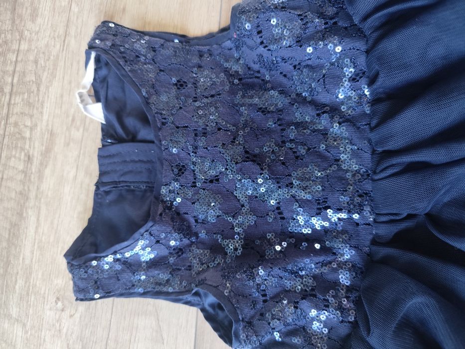 Sukienka elegancka granatowa 92