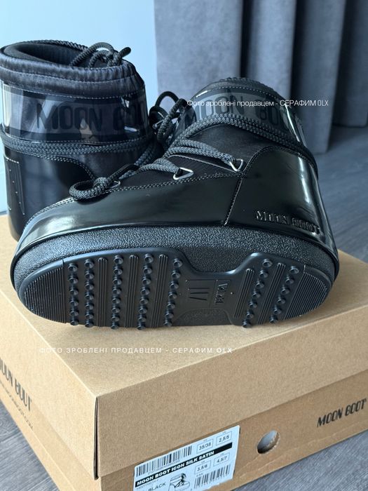 Мунбути Moon Boot Icon Nylon black (нові запаковані)