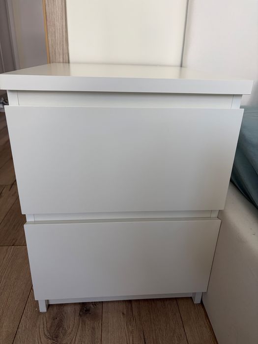 Ikea Malm szafka nocna, komoda z dwoma szufladami