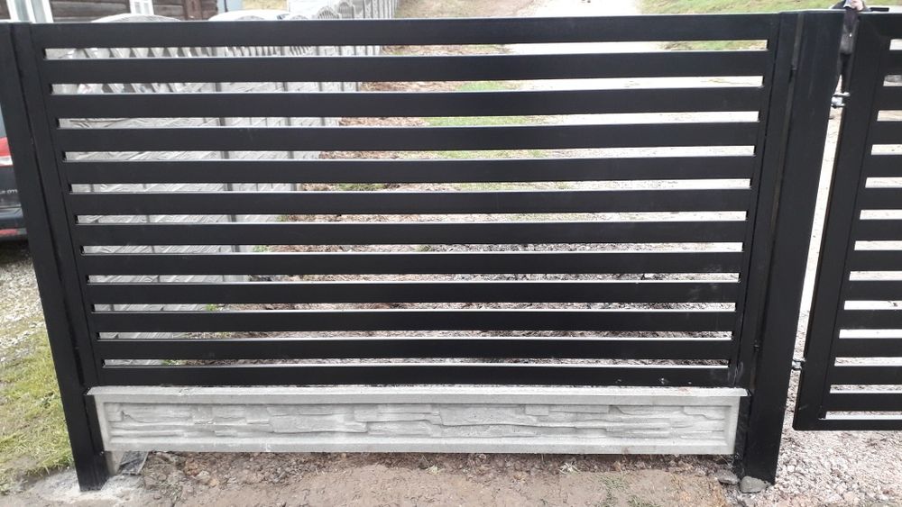 Panele ogrodzeniowe 3D OC+RAL Bramy furtki przęsła