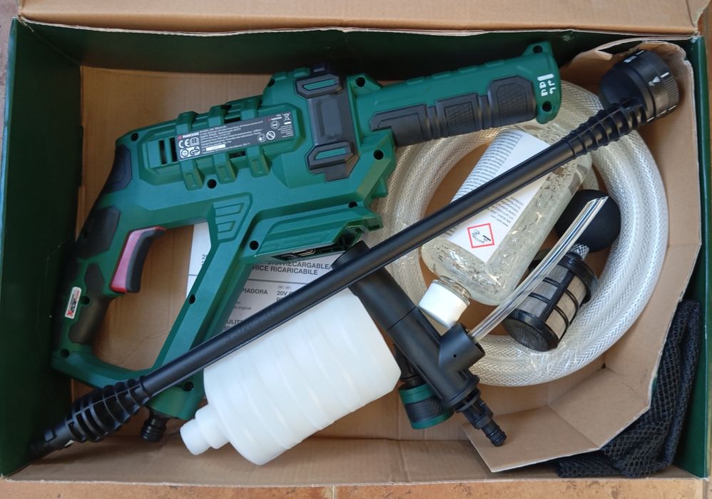 Aparelho de limpeza a pressão a bateria 20V Parkside