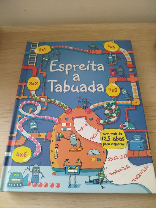 Livro infantil Espreita a Tabuada-apoio escolar