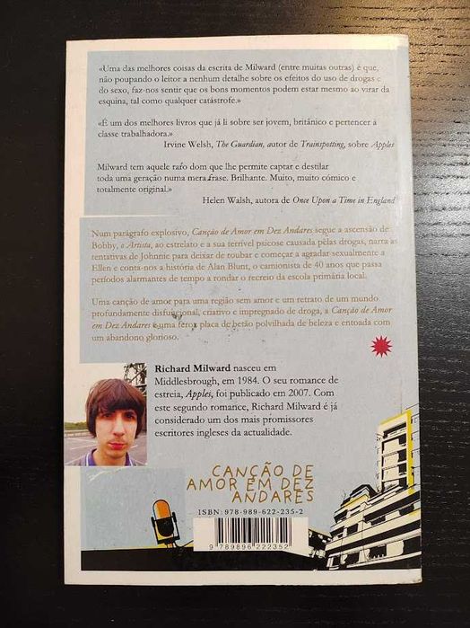 (Env. Incluído) Canção de Amor em Dez Andares de Richard Milward