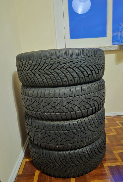 4x Pneus + jantes vw golf tamanho 205/50 R17 NOVOS