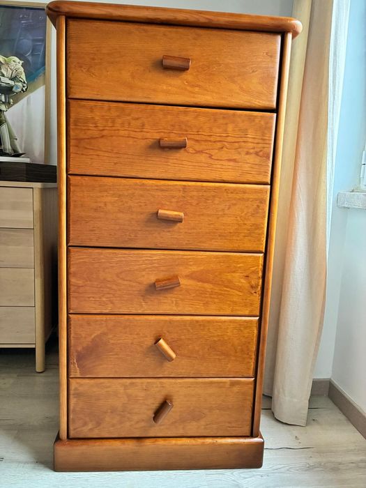 Cómoda de Madeira Castanha