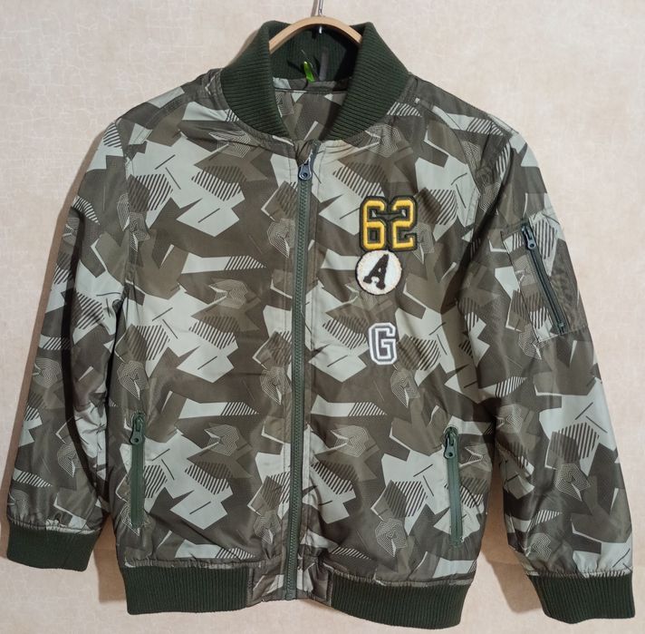 Дитячий бомбер Orchestra камуфляж з шерпою 140 см (10 років)