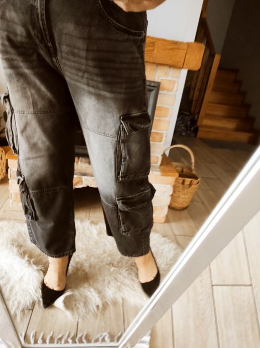 Hit sezonu Modne dżinsowe spodnie Baggy Bershka 346