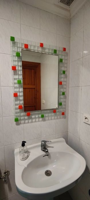 Espelho com mosaicos