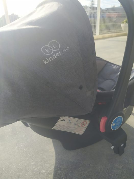 Conjunto carrinho/alcofa + ovo/cadeira de transporte